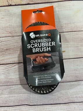 Mr. Bar-B-Q Grill Heavy Duty Barbeque Grill Hand Scrubber Cleaning Brush 6"